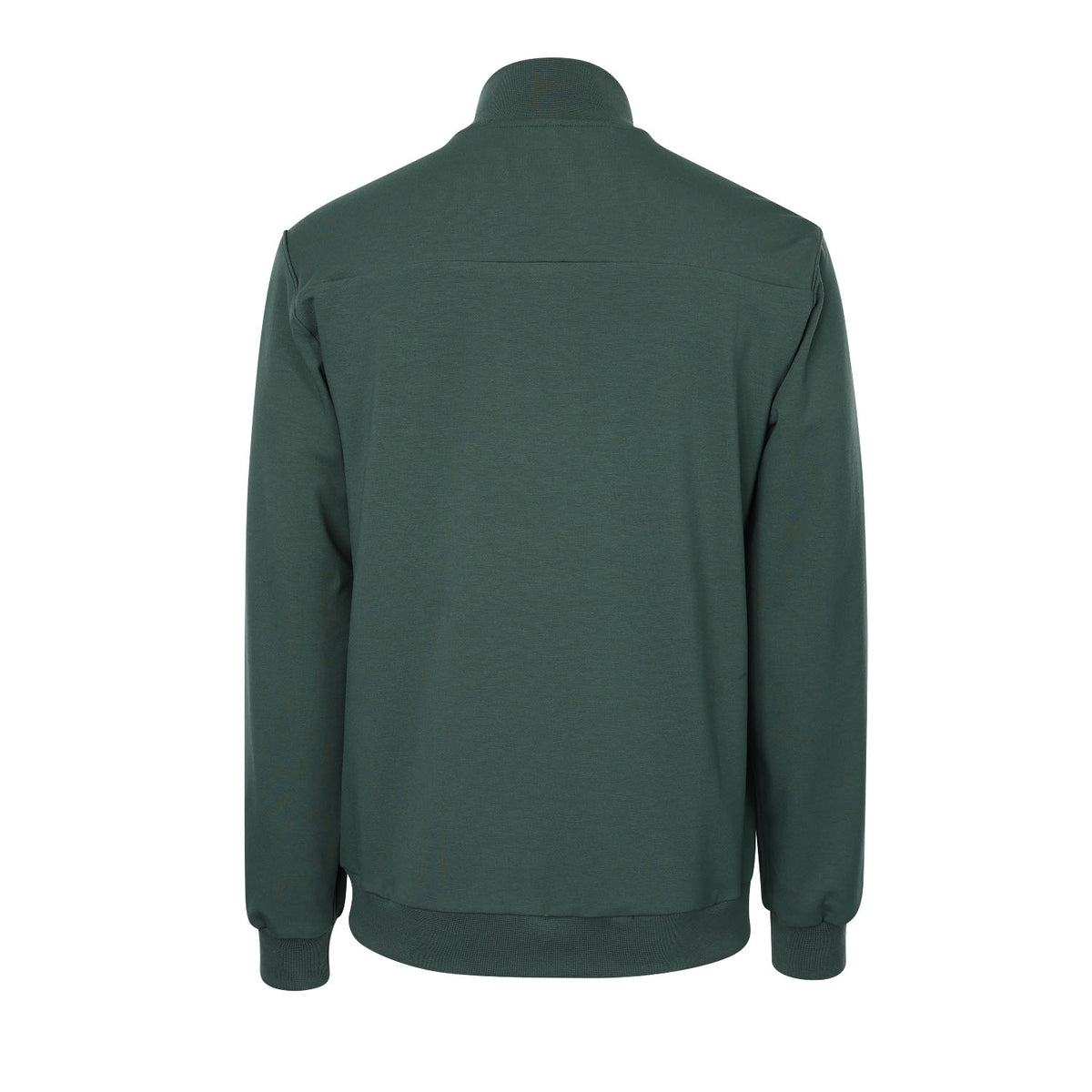 Men cotton track jacket in groen (Hunter Green) – foto 3