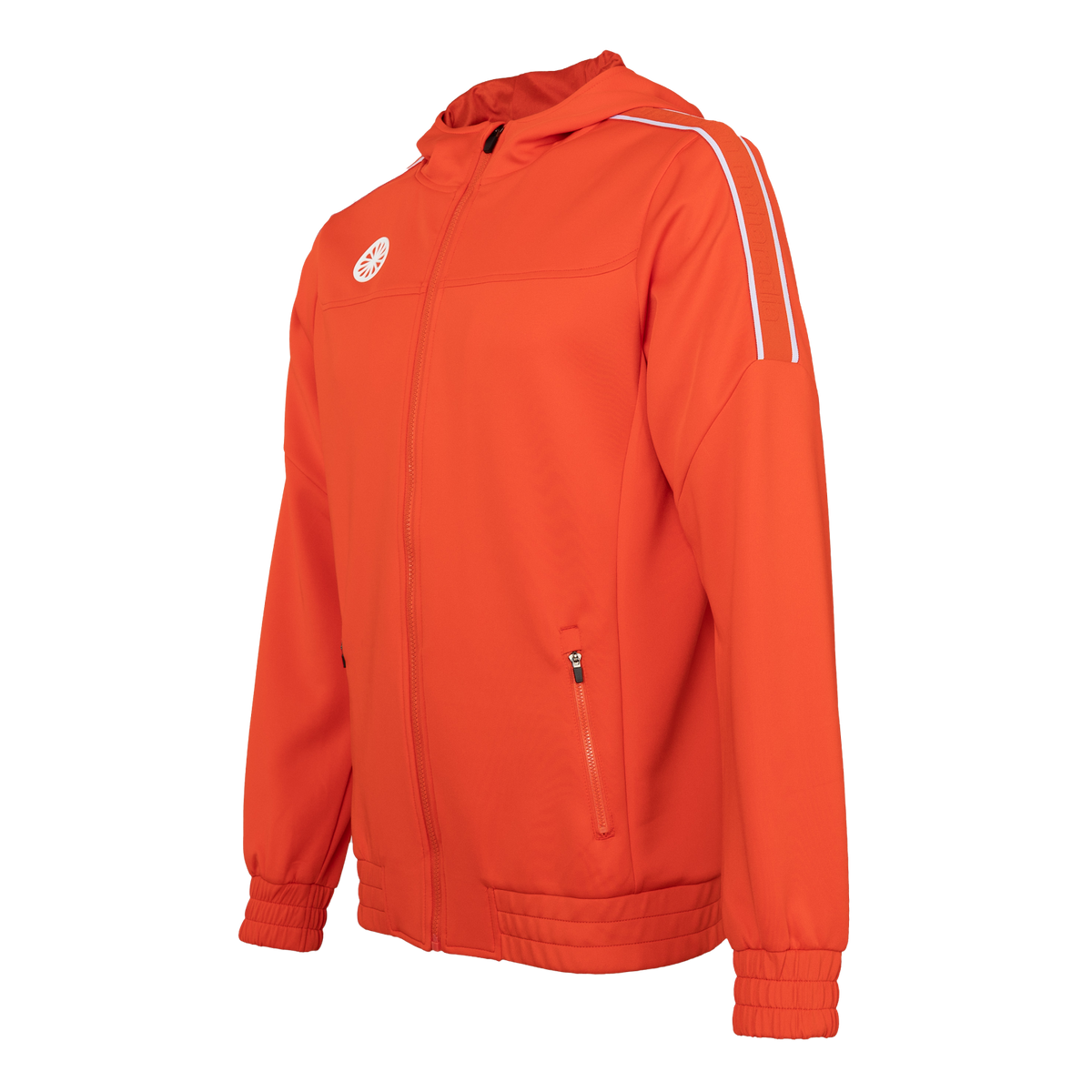 Jaipur men performance hooded jacket in oranje (Orange) – foto 4