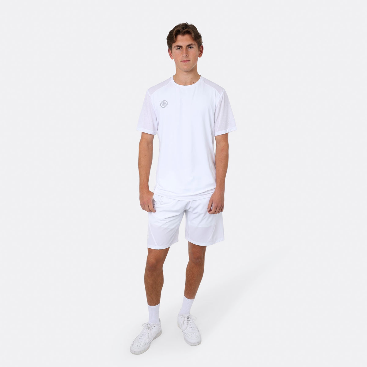Men dry touch tee in wit (White) – foto 5