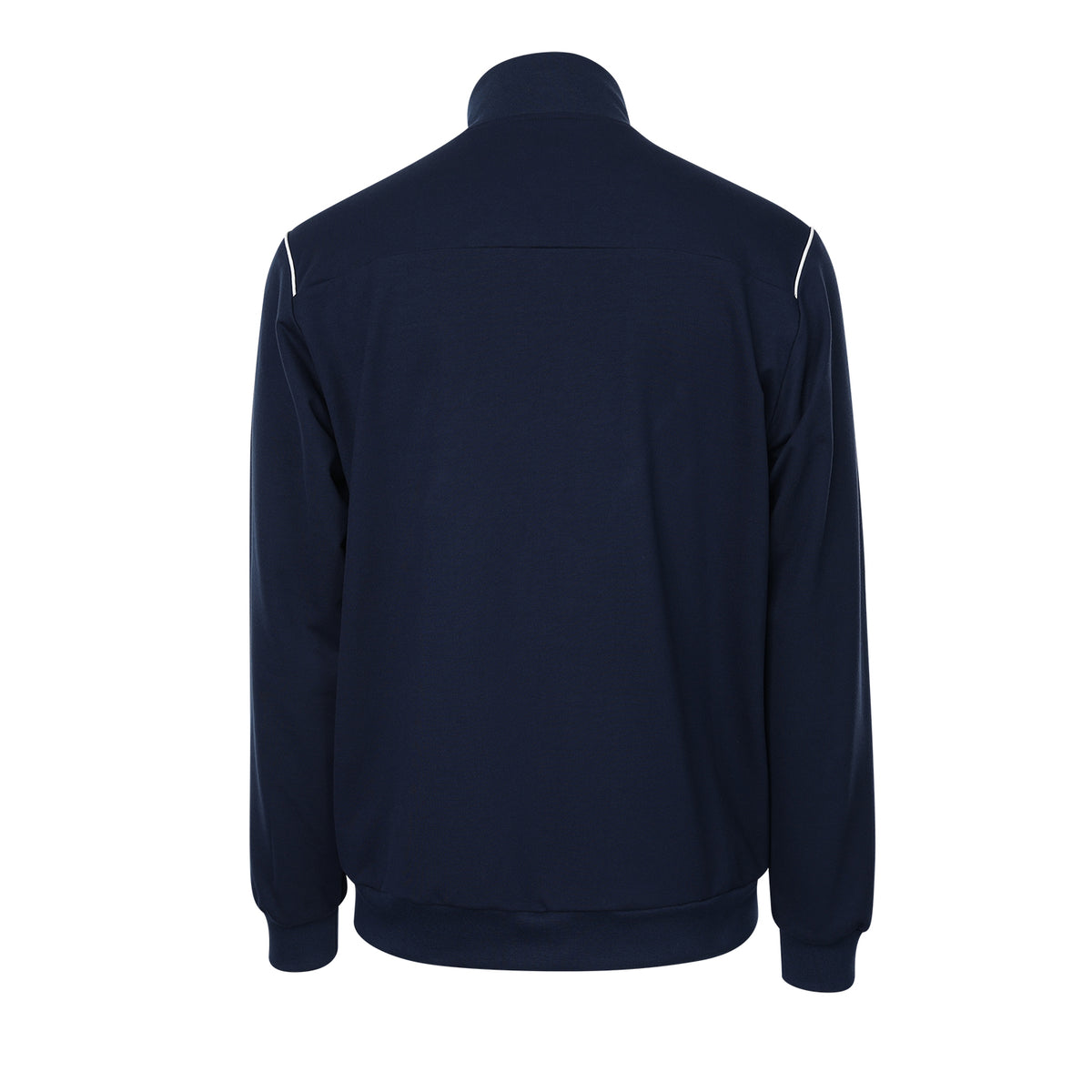 Men cotton track jacket in blauw (Night Blue) – foto 2