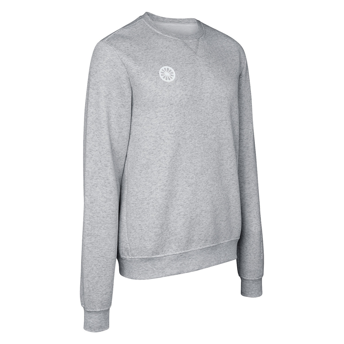 Men classic crew sweater in grijs (Grey Melange) – foto 2