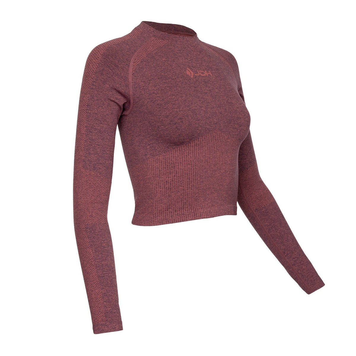 Women seamless longsleeve in rood (Plum) – foto 2