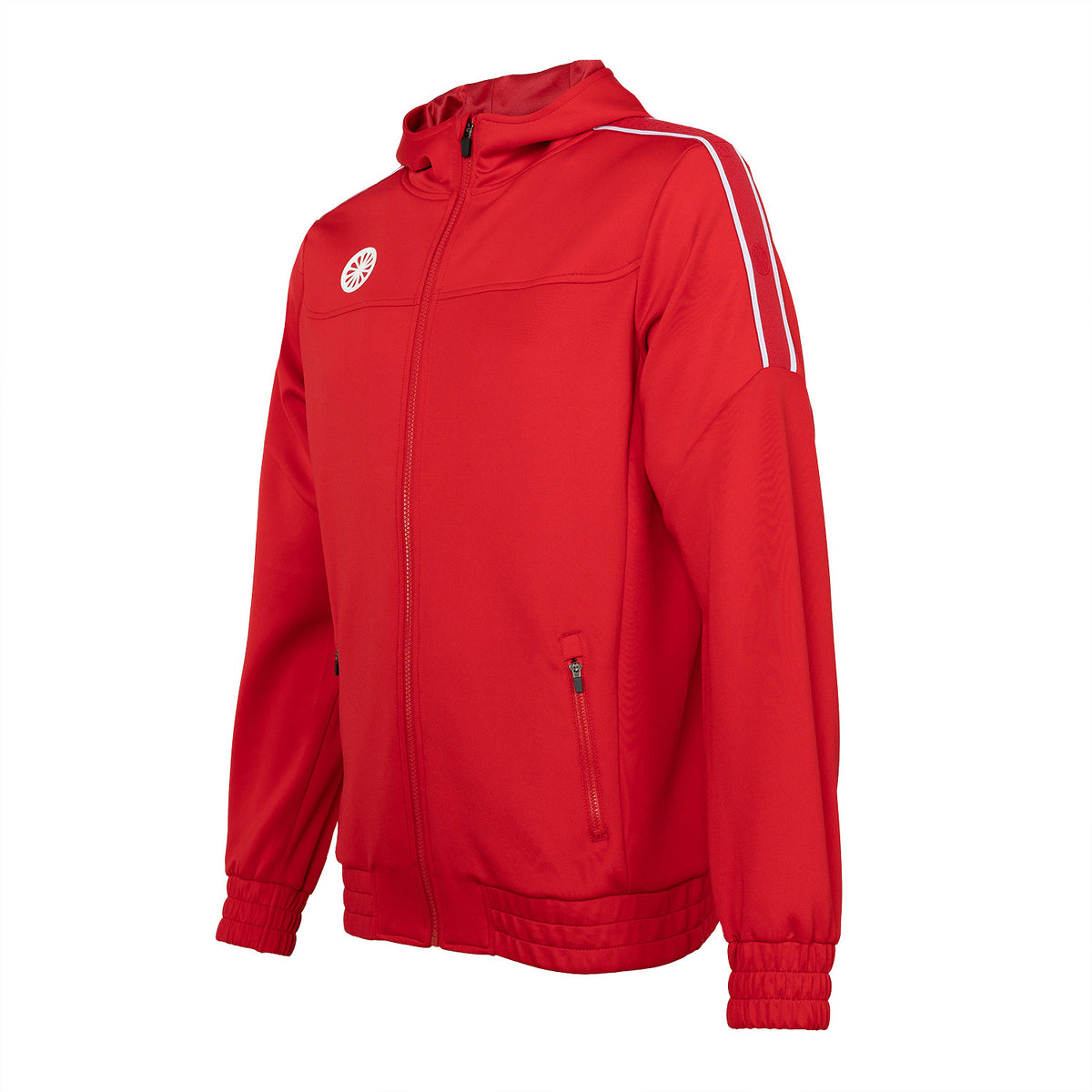 Jaipur kids performance hooded jacket in rood (Red) – foto 4
