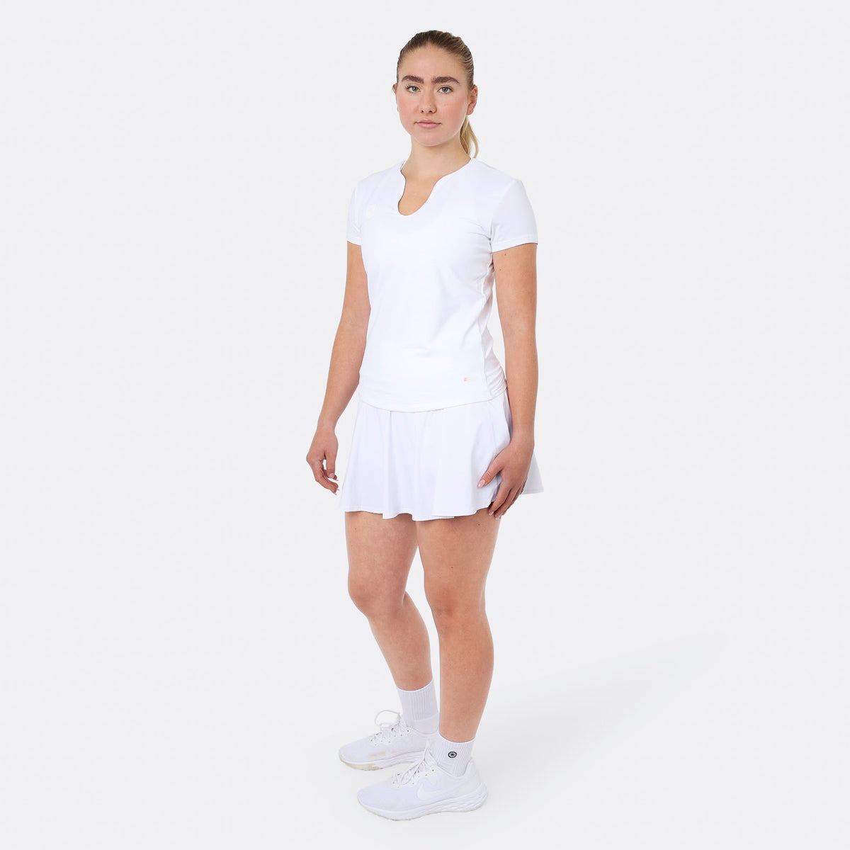 Women breeze tee in wit (Bright White) – foto 6