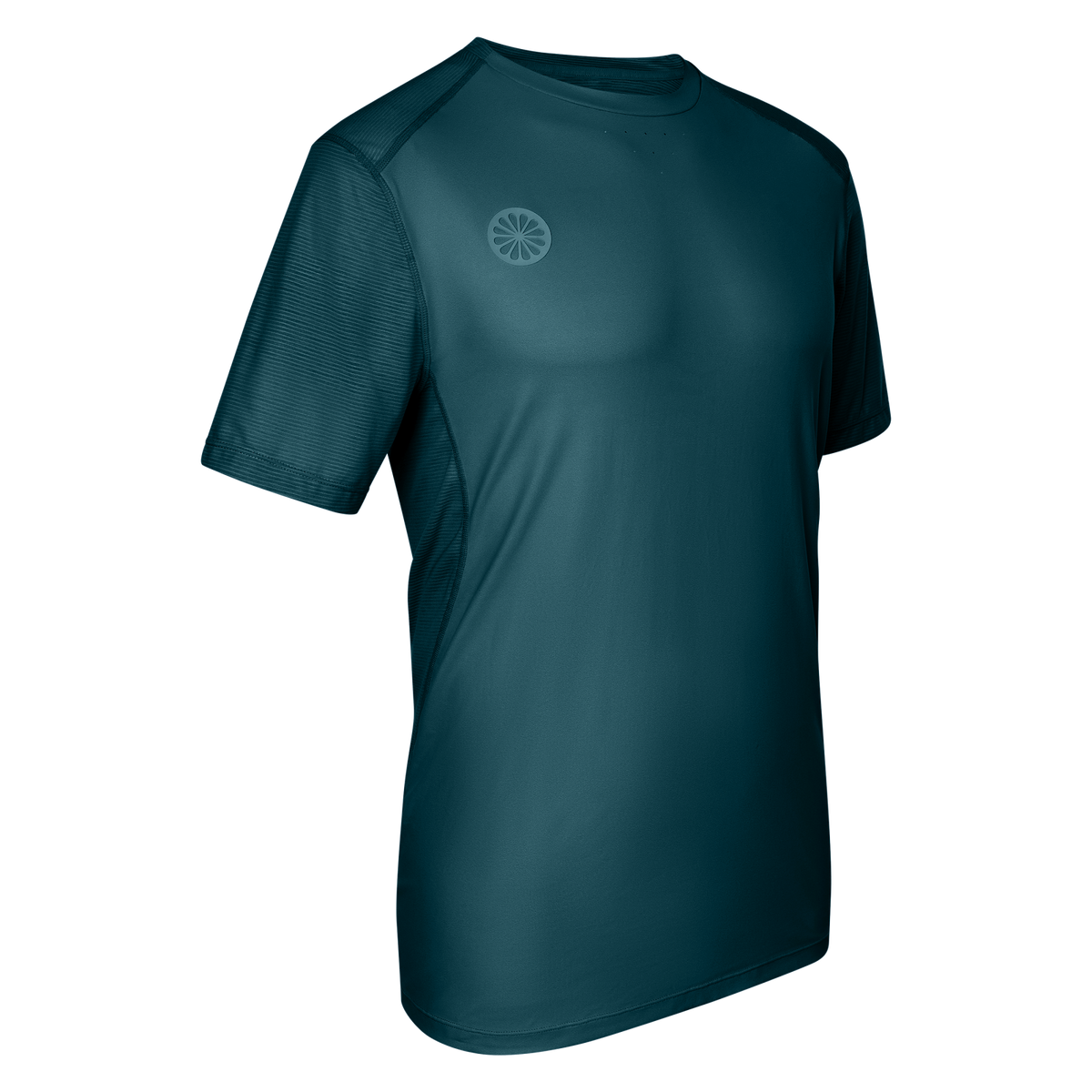 Men dry touch tee in blauw (Ocean) – foto 2