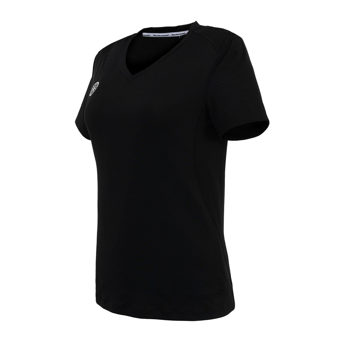 Women dry touch tee in zwart (Black) – foto 4