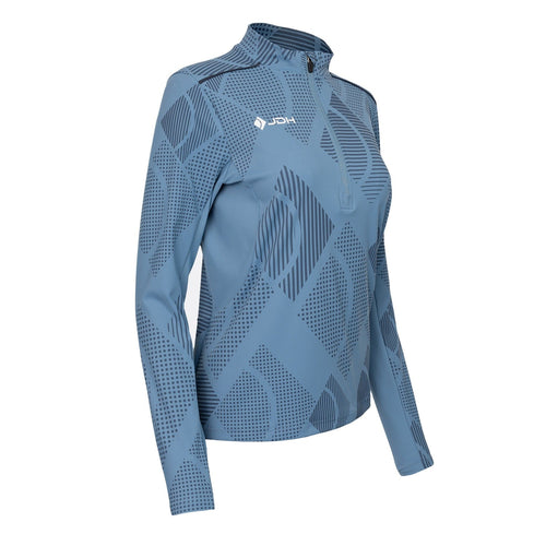JDH Carbon women pro half-zip - Stormy - 2