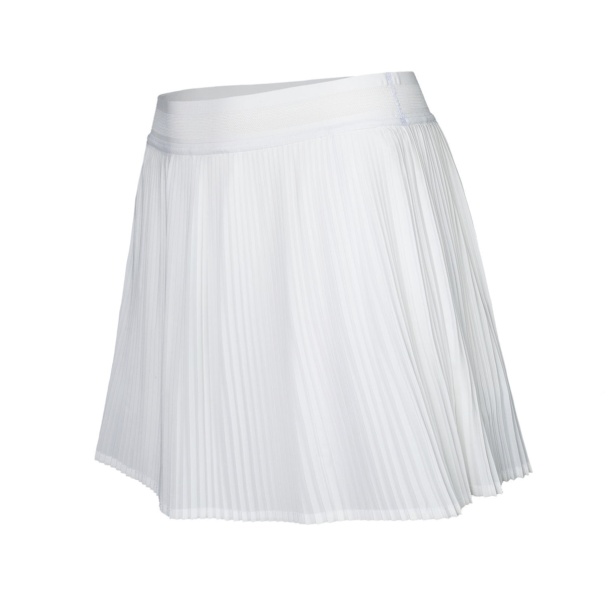 Women fine pleated skirt in wit (White) – foto 4