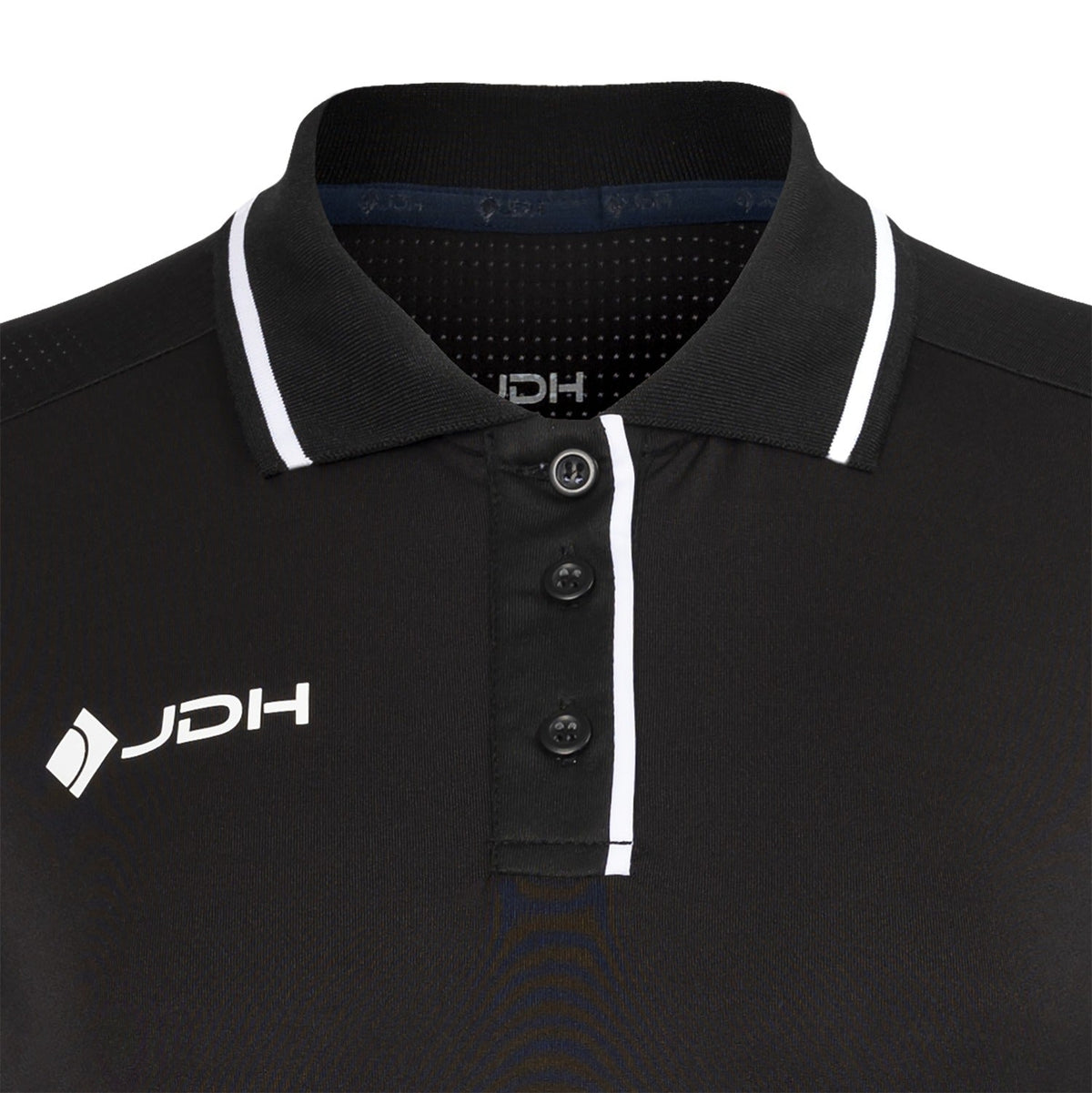 Carbon women pro polo in zwart (Black) – foto 5