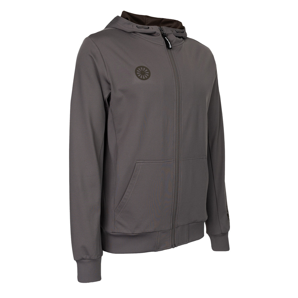 Men hooded jacket in bruin (Walnut) – foto 2