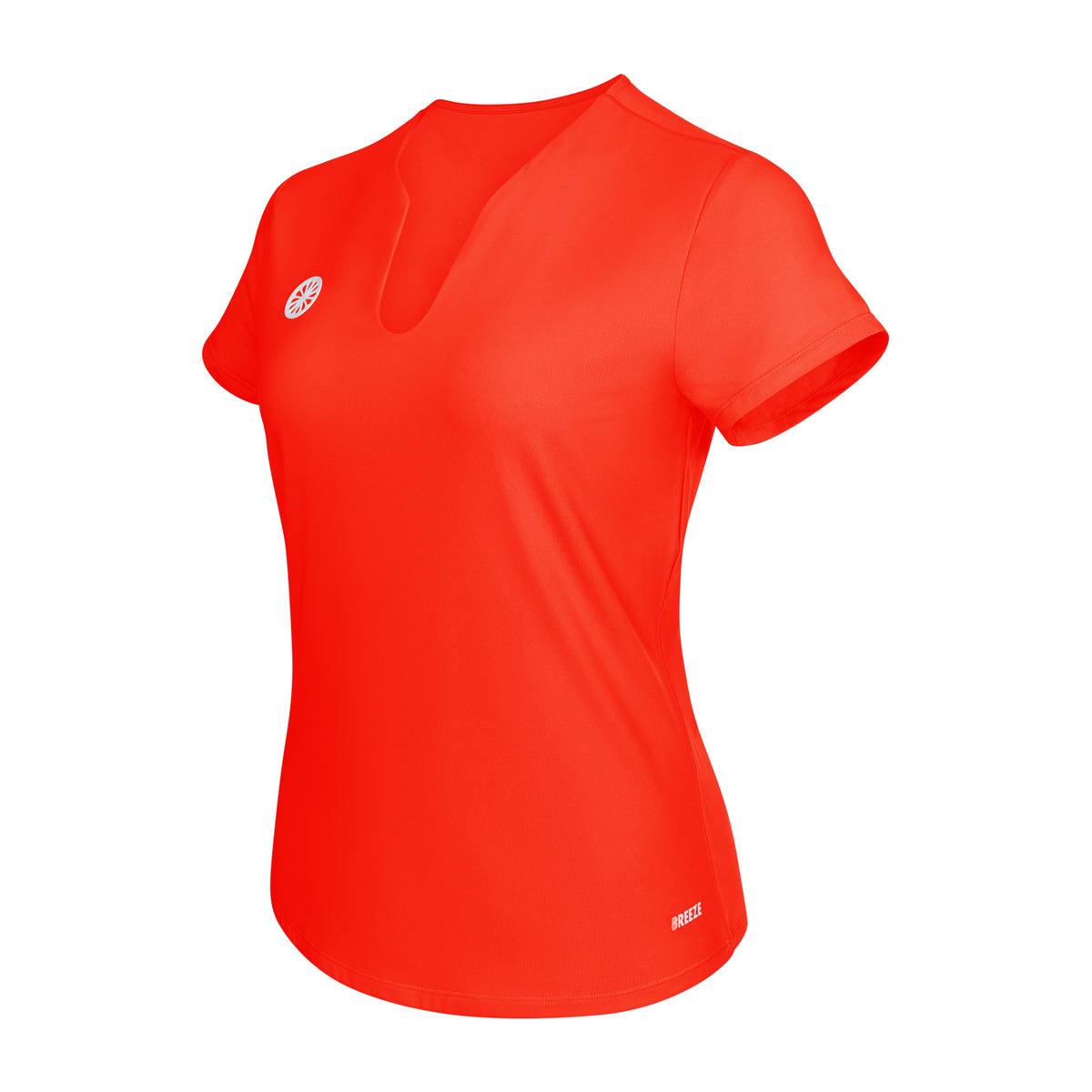 Women breeze tee in oranje (Orange Syrup) – foto 4