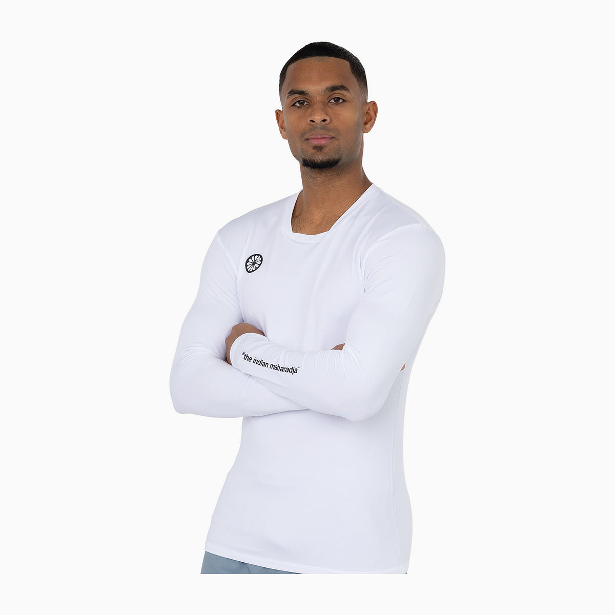 Men thermo long sleeve in wit (Bright White) – foto 5