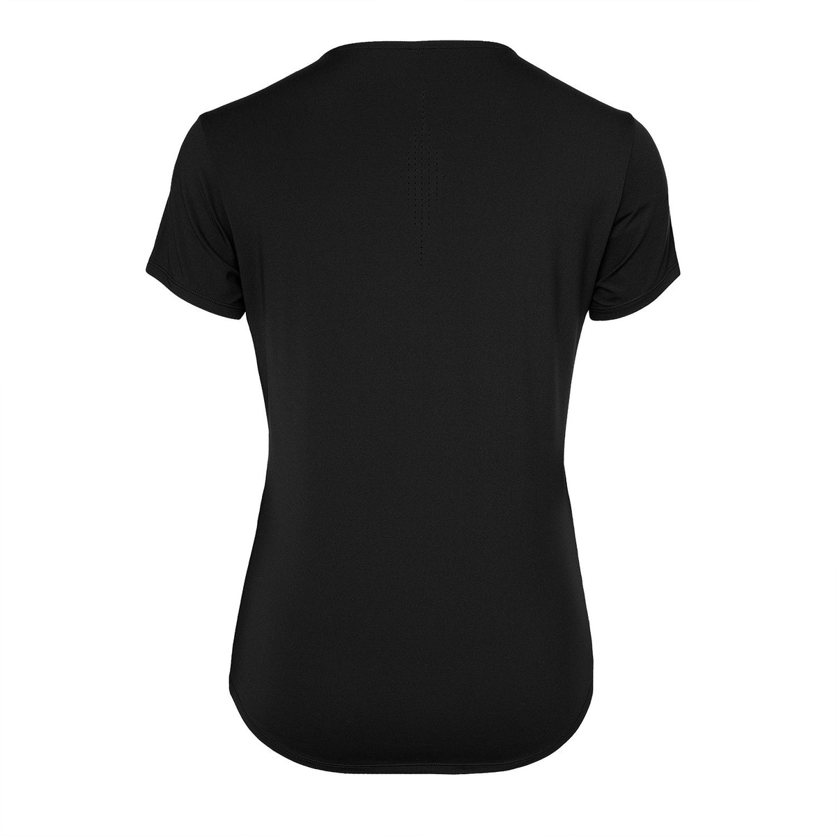 Women breeze round neck tee in zwart (Black) – foto 3