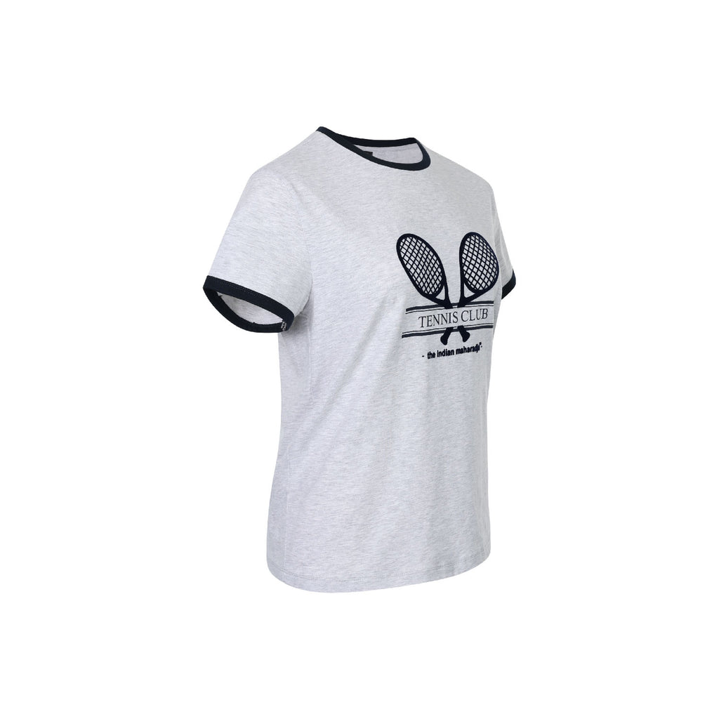 Racket T-shirt dames in grijs – foto 3