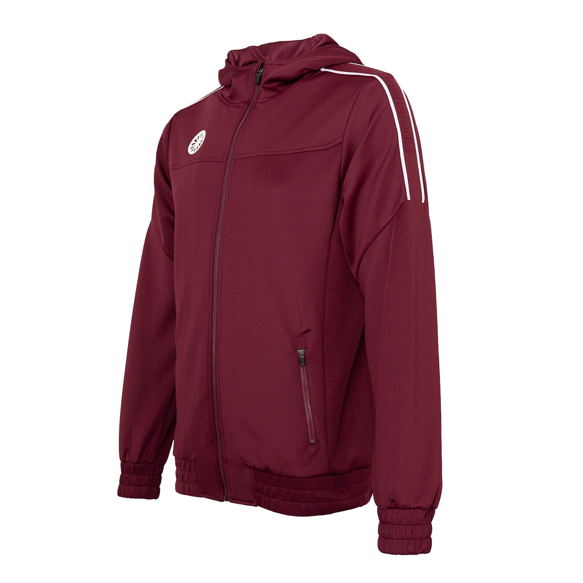 Jaipur kids performance hooded jacket in rood (Bordeaux) – foto 4