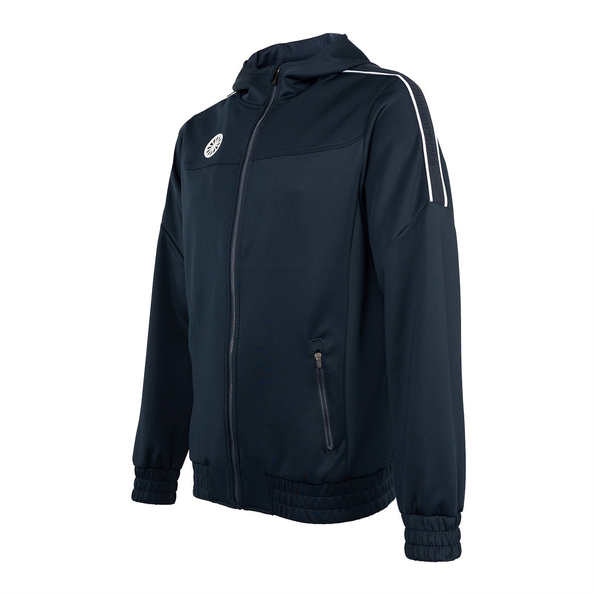Jaipur kids performance hooded jacket in blauw (Navy) – foto 4