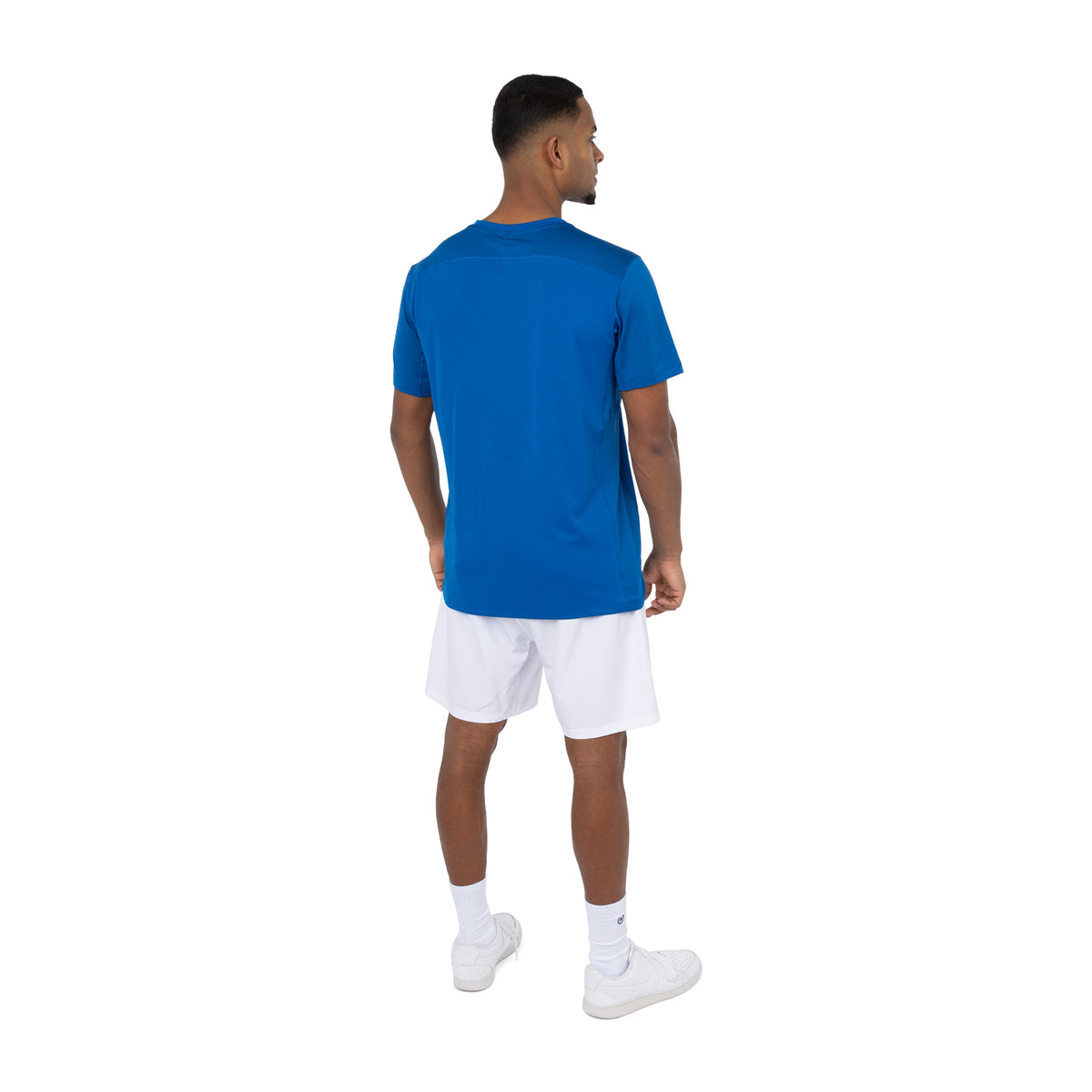 Men agility tee in blauw (Vibrant Blue) – foto 6