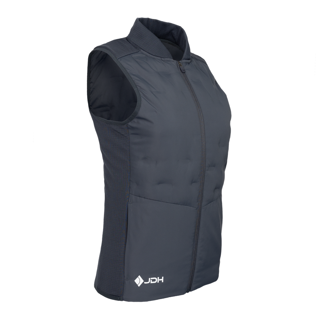 JDH Women hybrid padded gilet - Ink - 2