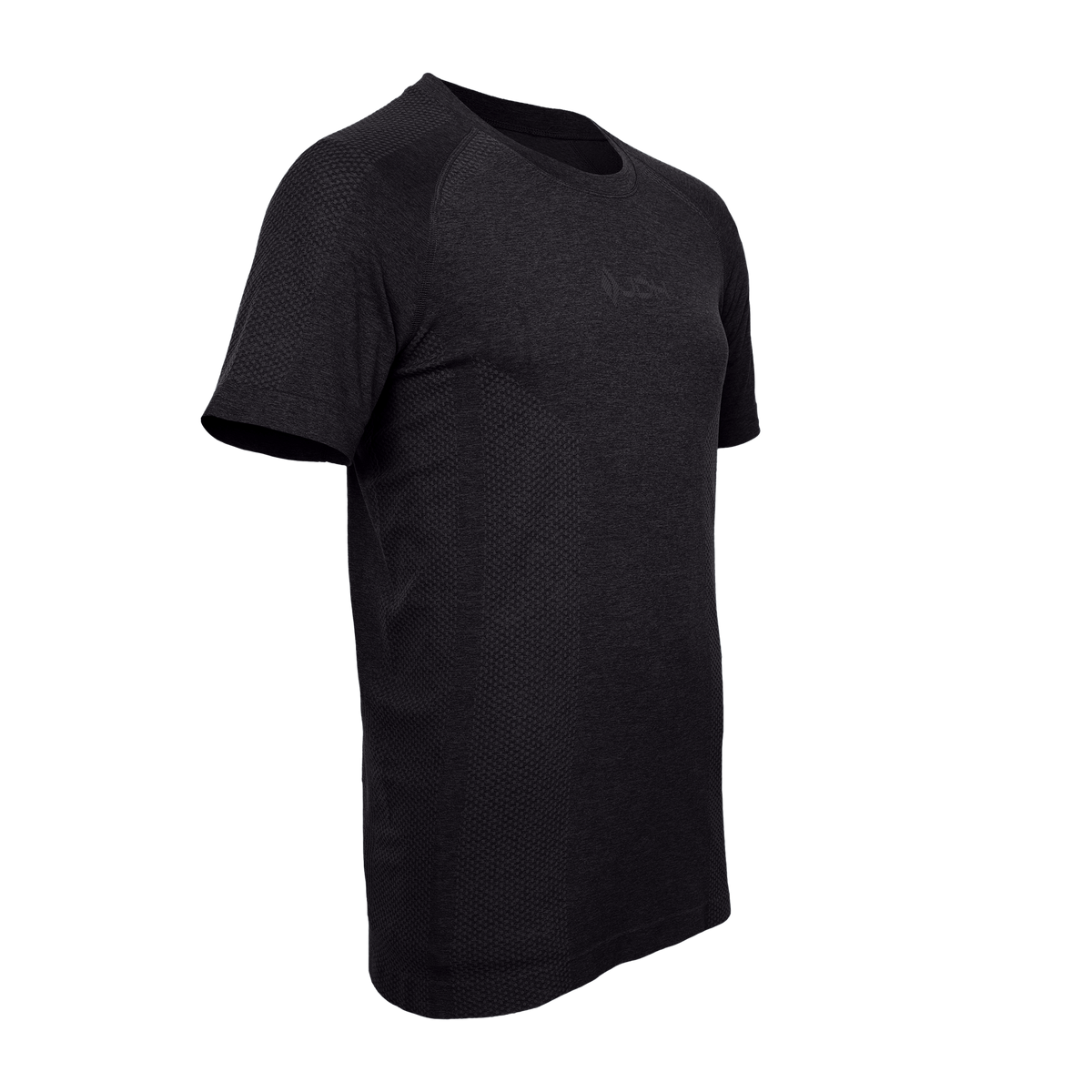 Men seamless ss tee in zwart (Black) – foto 2