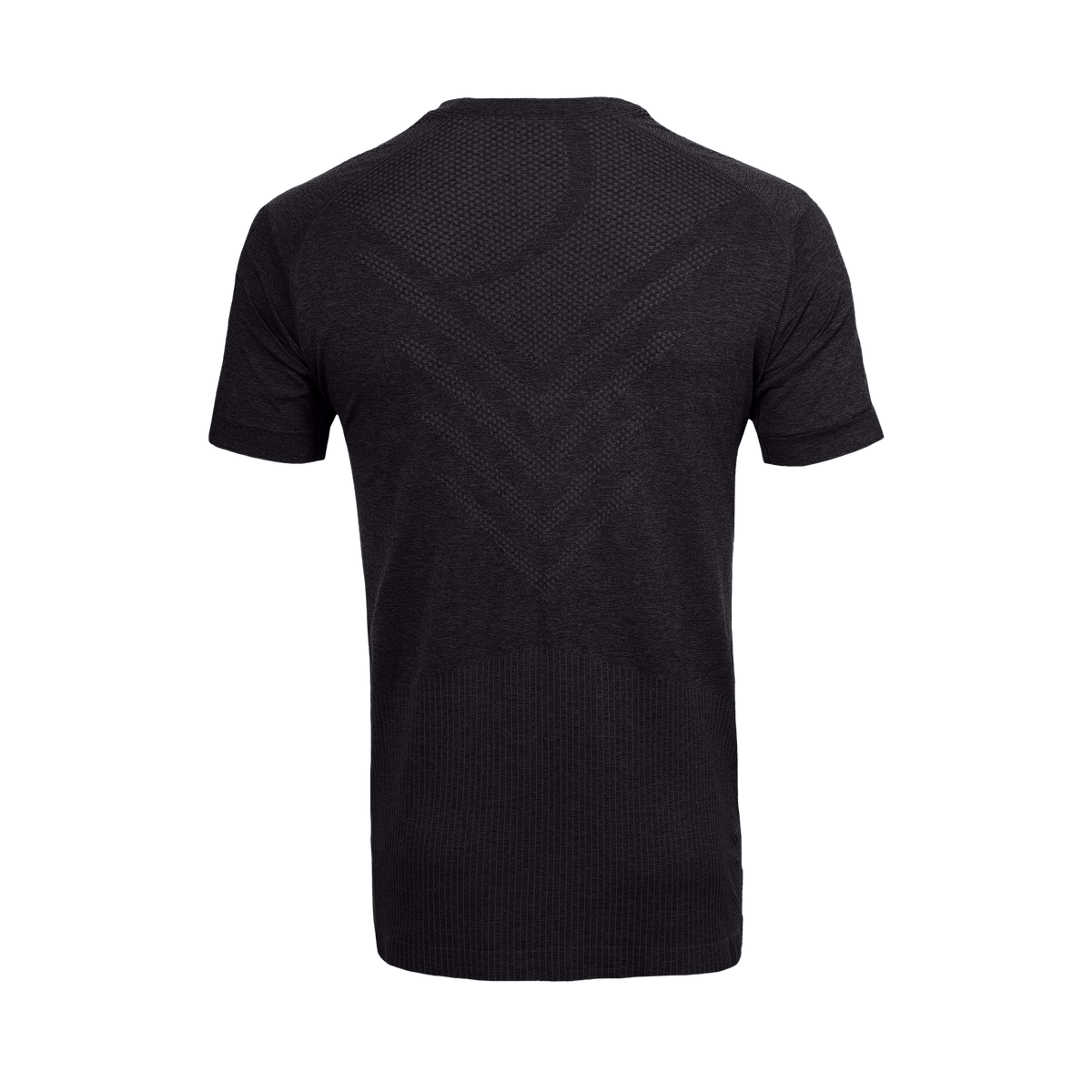 Men seamless ss tee in zwart (Black) – foto 3